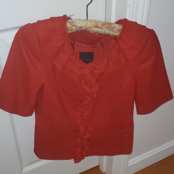 Red Ruffle jacket - Picture 2 of 6